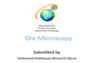Ore Microscopy 2012