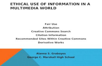 Ethical use of information in a multimedia world