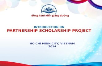 Partnership Scholarship Project - Introduction 2014
