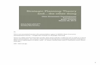 Strategic planning annotated oeda mar 2014