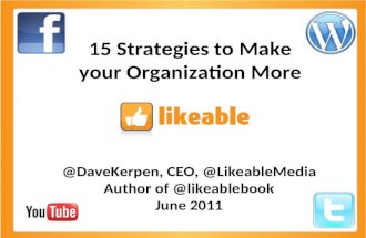 15 Strategies to Make Your Organization More Likeable