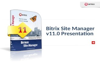 Bitrix Site Manager v11.0 Presentation