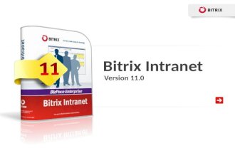Bitrix Intranet Version 11.0 Presentation
