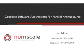 (Costless) Software Abstractions for Parallel Architectures