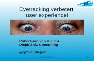 Eyetracking verbetert user experience op Emerce Conversion 2014