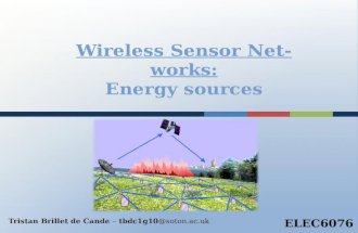 Elec6076   wireless sensor networks - tan