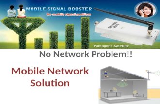 Mobile Signal Booster for network problem