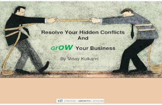 Resolve your hidden conflicts and grow your business