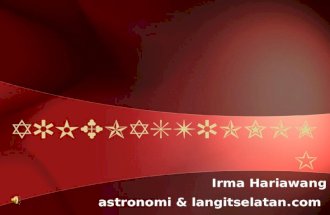 [Presenticcon Pilot] Arkeoastronomi - Irma