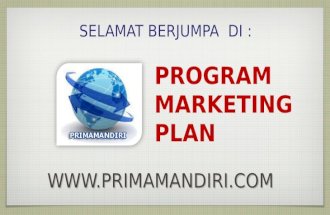 Marketing plan primamandiri