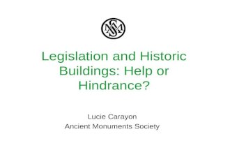 Legislation and historic buildings