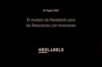 El modelo de Neolabels para las Relaciones con Inversores