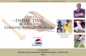 Prime Time Celebrity Softball-Pepsi