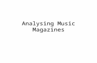 Analysing music magazines