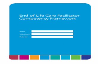 End of Life Care Facilitator Competency Framework form