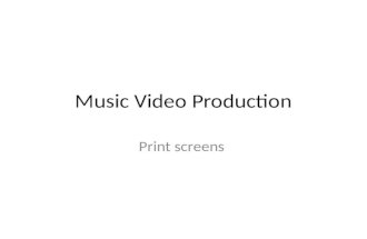 Music video production
