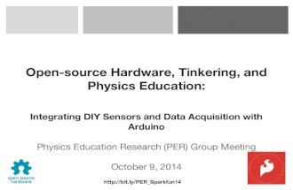Open-Source Hardware, Tinkering, and Physics Education