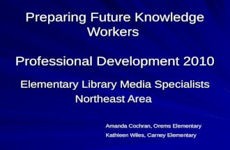 Preparing future knowledge workers ne