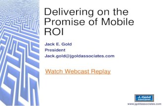 Are You Measuring or Guessing? Determining Mobile ROI
