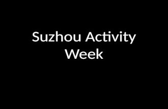Activity week power point