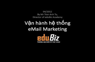 Vận hành hệ thống email marketing