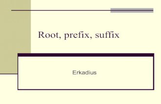 Root, prefix, suffix batam 2013