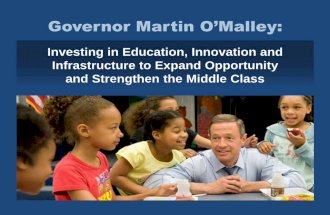 Investing in education, innovation and infrastructure to expand opportunity