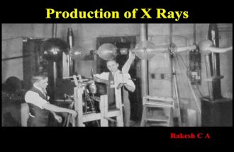 Production of x rays & generators