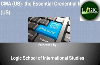 Logic School of International Studies - Presentation on CMA (US)