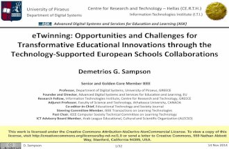 eTwinning: Opportunities and Challenges for Transformative Educational Innovations through the Technology-Supported European Schools Collaborations