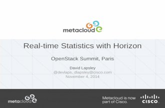 Real-time Statistics with Horizon