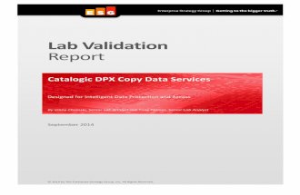 ESG Lab Report - Catalogic Software DPX