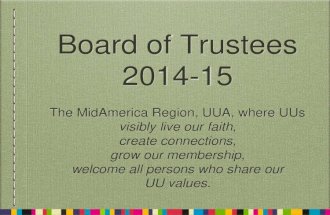 Meet the MidAmerica Board of Trustees 2014-15