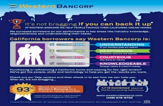 Western Bancorp infographic | Charles Warnock