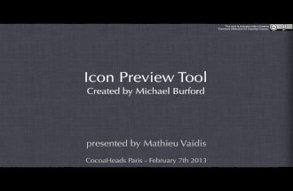 Icon preview tool