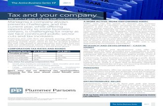 Plummer Parsons Chartered Accountants Series 17 Tax And Your Company