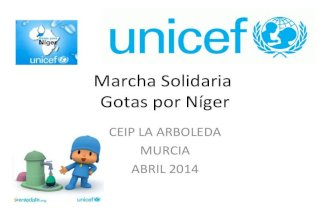 Gotas por Níger,UNICEF , 2014