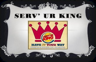 Serv' Your King