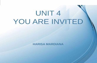 Unit 4 invitation