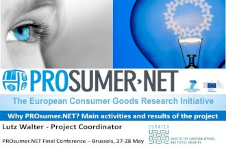 Final PROsumer.NET results overview