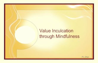 Value inculcation mindfulness