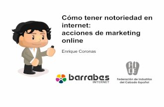 Cómo tener notoriedad en internet: acciones de marketing online - Barrabes.biz