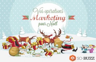 Vos opérations Marketing pour Noël