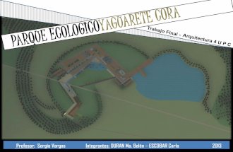 Memoria descriptiva "Parque ecologico yaguareté corá"