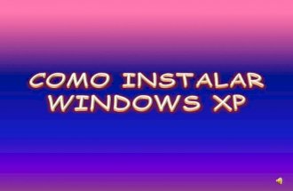 Como instalar windows xp katry