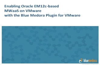 Enabling Oracle EM12c-based MWaaS on VMware with the Blue Medora Plugin for VMware