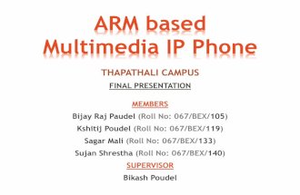 ARM based Multimedia IP Phone