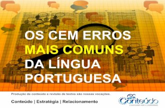 100 erros de Português