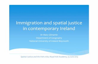 Spatial Justice and the Irish Crisis: Migration - Mary Gilmartin