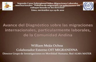Migraciones andinas 2010